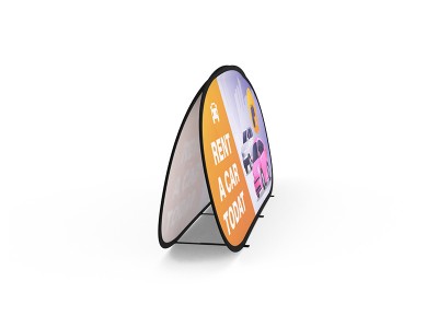 Set of 1 Large Horizontal Pop Up A-Frame Banner 