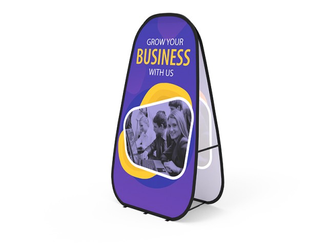 Set of 1 Medium Vertical Pop Up A-Frame Banner