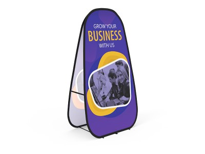 Set of 1 Medium Vertical Pop Up A-Frame Banner