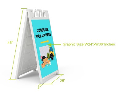 Sandwich Board A-Frame Sign
