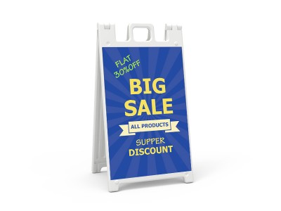 Sandwich Board A-Frame Sign - Premium