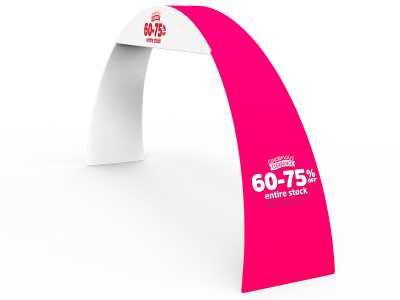 Custom Arch Banner Stand AR 04