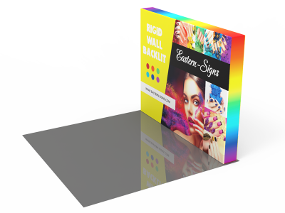 Custom 10ft 3D Free Standing Tension Fabric LED Backlit Trade Show Display