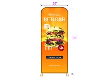 3ft Free Standing LED Backlit Display Stand