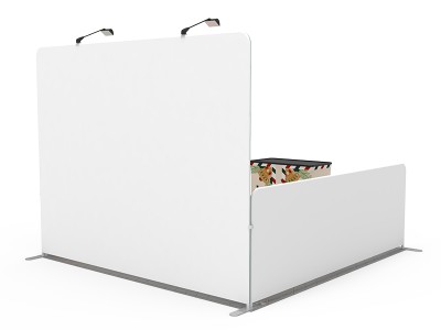 10x10ft Portable Fabric trade show booth 01