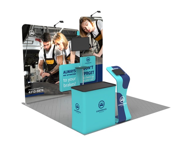 10x10ft Custom Trade Show Booth Kit 03