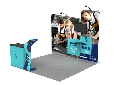 10x10ft Custom Trade Show Booth Kit 03