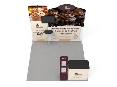 10x10ft Custom Trade Show Booth Kit 04
