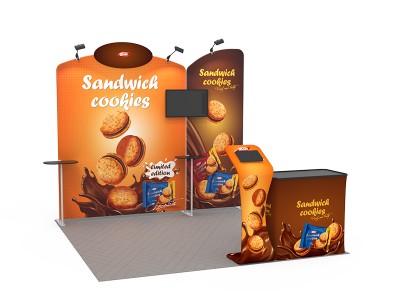 10x10ft Custom Trade Show Booth Kit 05