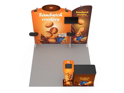 10x10ft Custom Trade Show Booth Kit 05