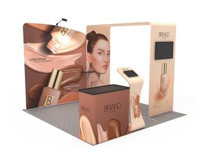 10x10ft Custom Trade Show Booth Kit 06