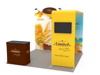 10x10ft Custom Trade Show Booth Kit 08