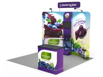 10x10ft Custom Trade Show Booth Kit 12