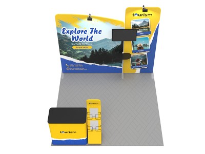 10x10ft Custom Trade Show Booth Kit 13