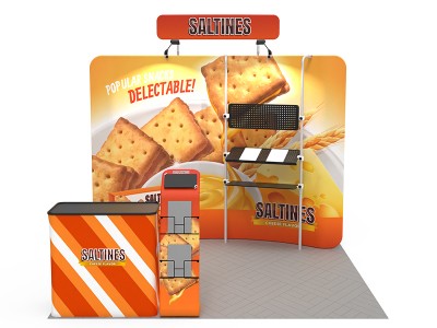 10x10ft Custom Trade Show Booth Kit 19