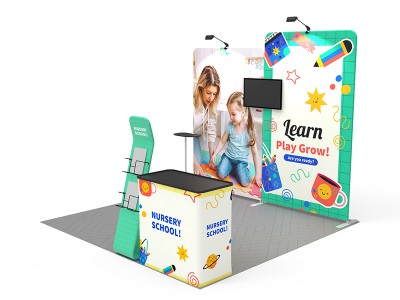 10x10ft Portable Exhibit Booth Collection B