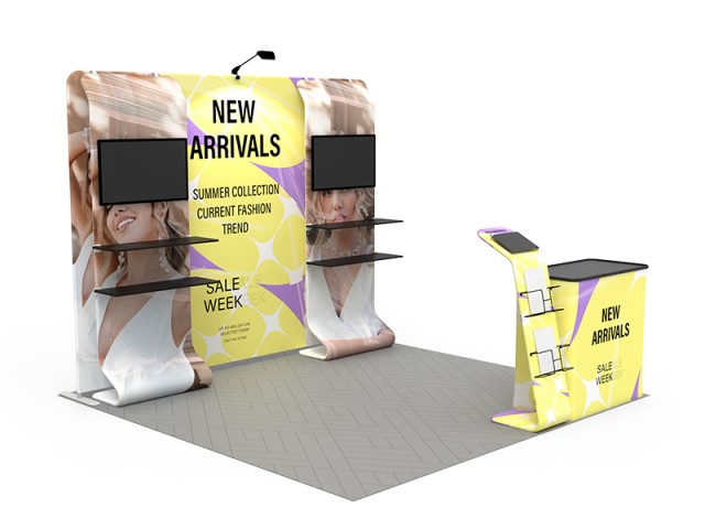 10x10ft Portable Exhibit Booth Collection G