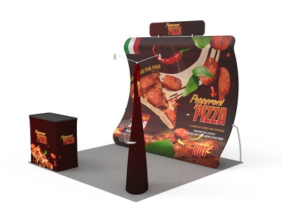 10x10ft Portable Exhibit Booth Collection H