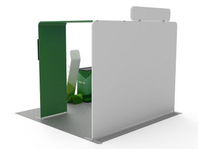 10x10ft Portable Exhibit Booth Collection M