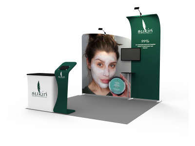 10 x 10ft Portable Exhibition Stand Display Booth 17