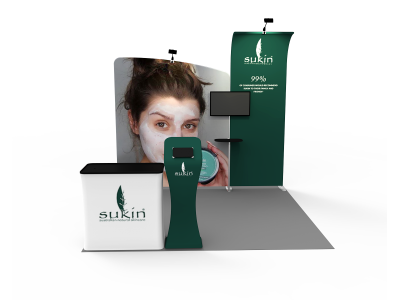 10 x 10ft Portable Exhibition Stand Display Booth 17
