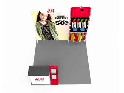 10 x 10ft Portable Exhibition Stand Display Booth 22