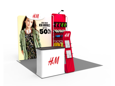 10 x 10ft Portable Exhibition Stand Display Booth 22