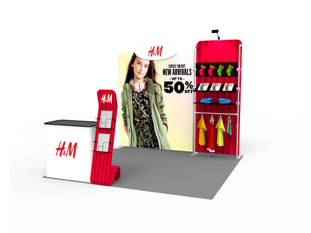 10 x 10ft Portable Exhibition Stand Display Booth 22