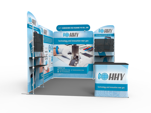 10 x 10ft Portable Exhibition Stand Display Booth Q