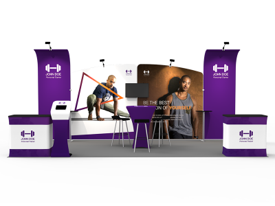 10 x 20ft Portable Exhibition Stand Display Booth 05 