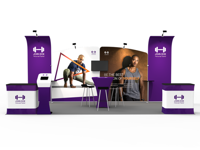 10 x 20ft Portable Exhibition Stand Display Booth 05 