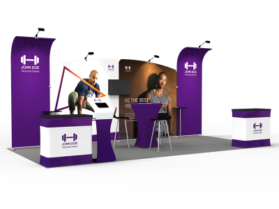 10 x 20ft Portable Exhibition Stand Display Booth 05 