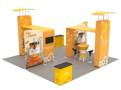 20 x 20ft Custom Trade show Booth Combo 07