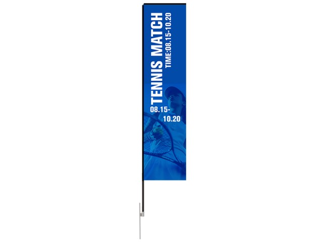 Rectangular Banner - Large 12ft - with Ground Spike