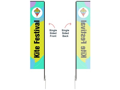 Rectangular Banner - X-Large 13ft - with Ground Spike