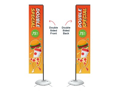 Rectangular Banner - X-Large 13ft - with Cross Base