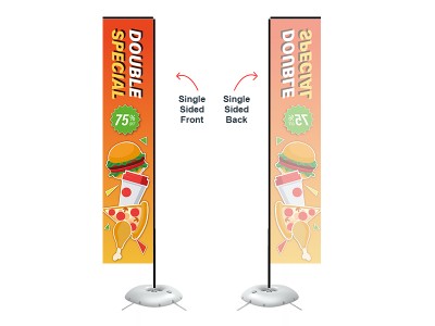 Rectangular Banner - X-Large 13ft - with Cross Base