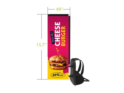 Walking Backpack Flag - Rectangular