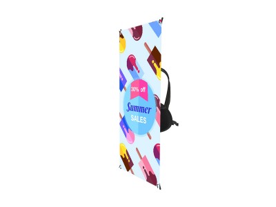 Walking Backpack Flag - X-Shape