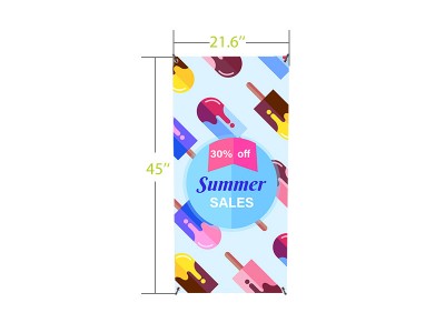 Walking Backpack Flag - X-Shape