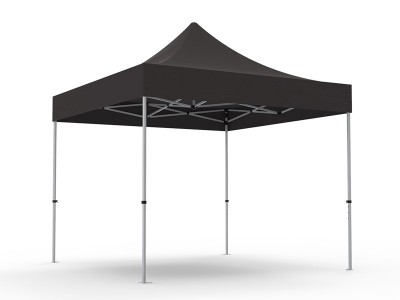 Blank Pop Up Canopy Tent 10x10ft - Black