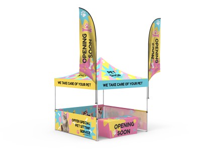 Pop-up Canopy 10x10ft Custom Package 14