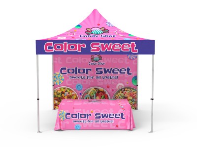 Pop-up Canopy 10x10ft Custom Package 15