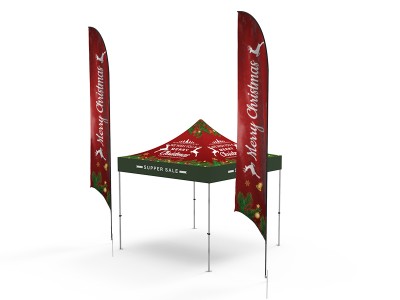 Pop-up Canopy 10x10ft Custom Package 17