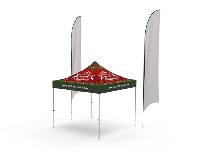 Pop-up Canopy 10x10ft Custom Package 17