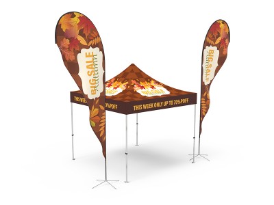 Pop-up Canopy 10x10ft Custom Package 18