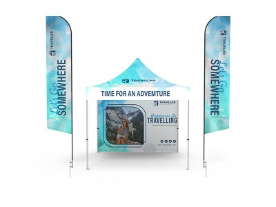 Pop-up Canopy 10x10ft Custom Package 19