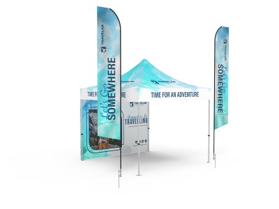 Pop-up Canopy 10x10ft Custom Package 19