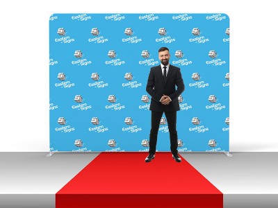 Tension Fabric Step and Repeat Backdrop