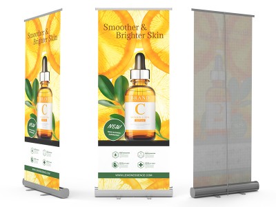 Standard Single Side Printed Roll Up Banner Stand